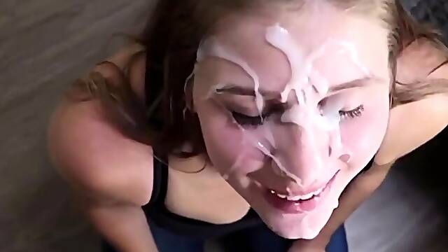 Amateur girl blowjob cumshot for cash 03