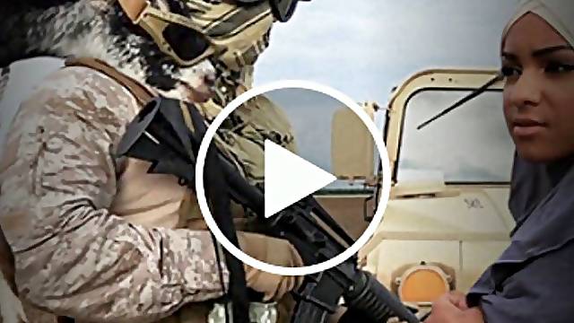 Arab Chic Gets Fucked Fard By US Soldiers