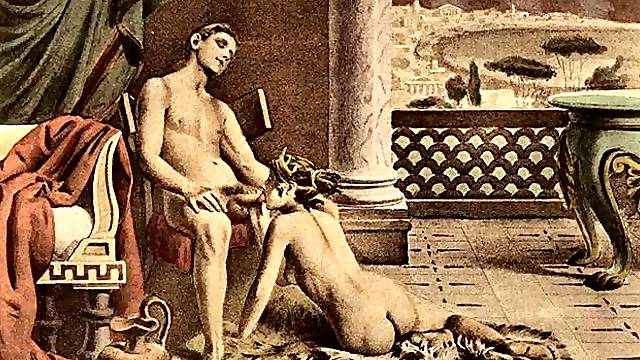 Vintage retro classical hardcore fucking and oral hardcore sex perversions