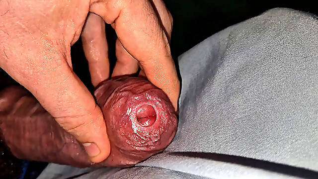 Huge Cock, Veiny and Extremely Wet Phimosis Uncut Forskin